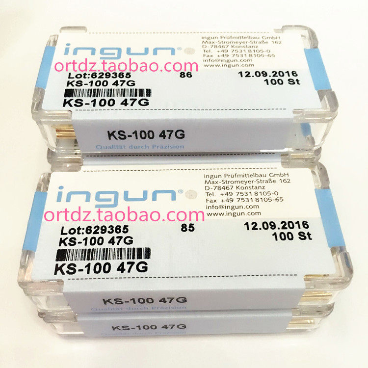 KS-100 47G Imitation INGUN Needle Cover 1.7mm Probe Needle Seat 100mil Winding Needle Quality Assurance