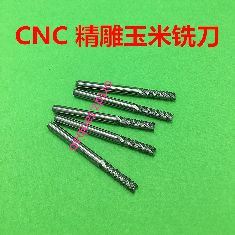 New PCB corn milling cutter 3175 alloy tungsten steel fine engraving machine cutter circuit board FR4 plate milling cutter