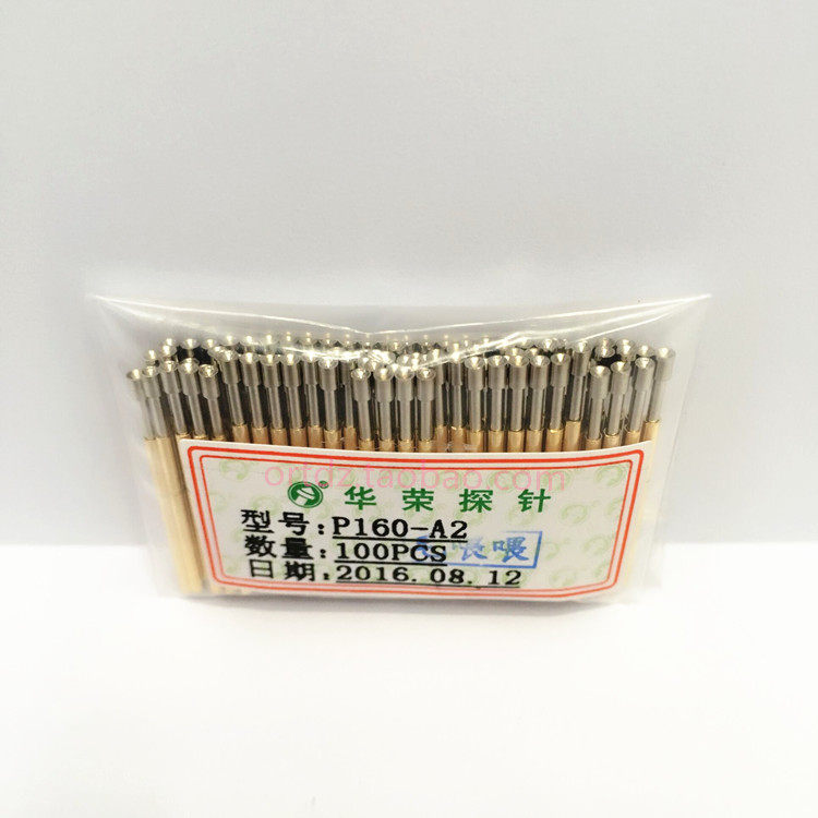 P160-A2 Huarong Probe Recessed Head Thimble 7mm Spring Test Needle Precision Electronic Quality Assurance