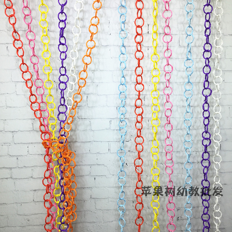 Kindergarten Creative Door Curtain Pendant Air Hanging Accessories Classroom Environment Placement Area Partition Children's Works Display