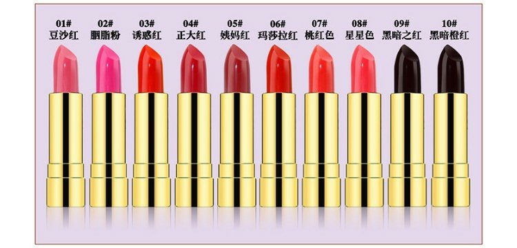 Màu môi đậm Chơi màu son Cool Cool Lasting Lipstick Dì Màu Dark Black Fashion Retro Lipstick son estee lauder