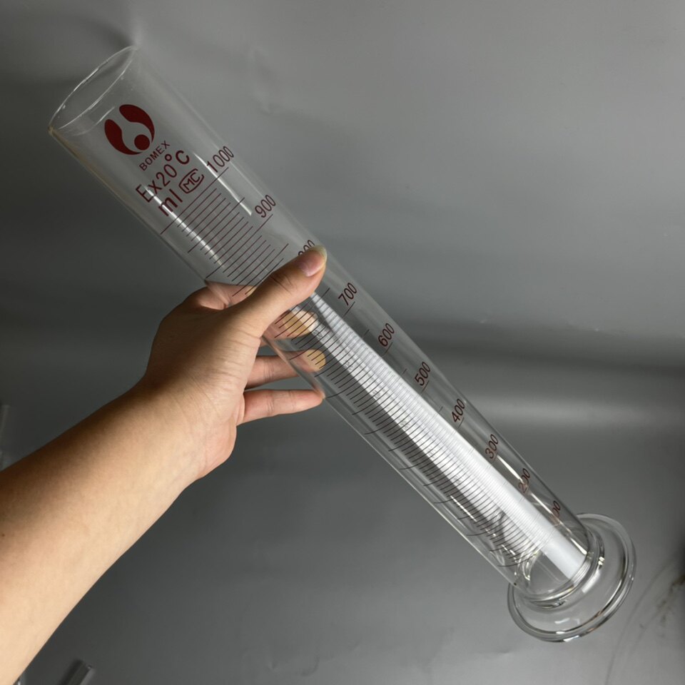 玻璃量筒厚料薄料可选1000ml耐高温材质