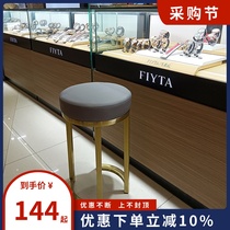 Jewelry store chairs glasses store special stools mobile phone business hall counter chairs high bar chairs bar stools high chairs round stools