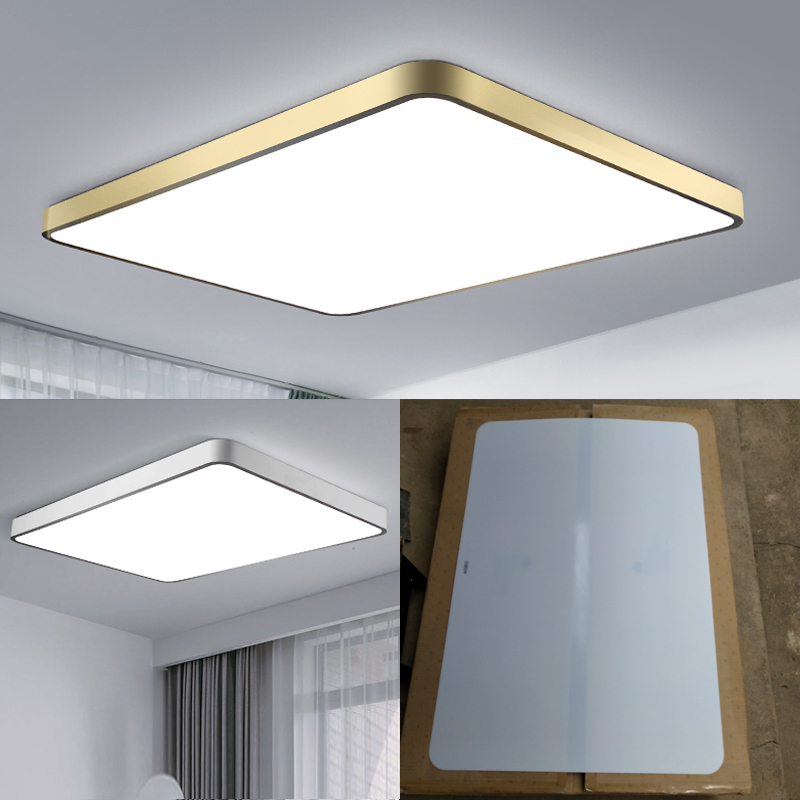 [Aoduo Lighting Accessories] Acrylic Lampshade 95*65cm Rectangular Living Room Simple Flat Ceiling Lighting Fixture