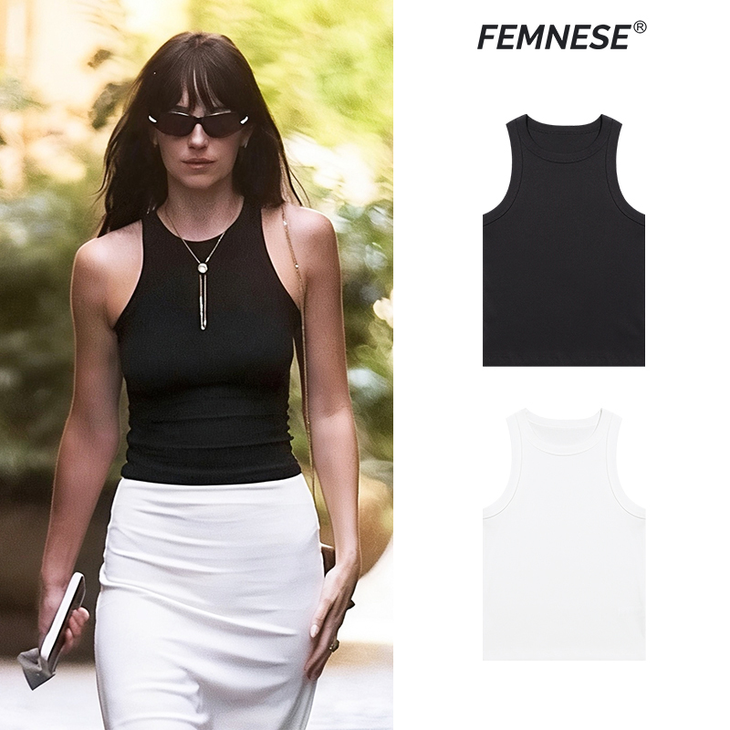 Dakota Johnson's Same Basic Tank Top, a Relaxed and Stylish Inner or Outer Layering Piece