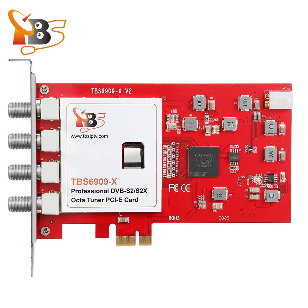 TBS6909-X TBS6909-X V2 8-way frequency point input Tvheadend tuner TV reception card acquisition network card-Taobao