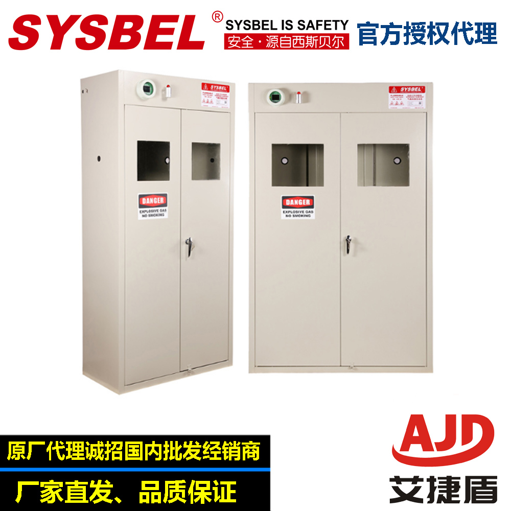 SYSBEL steel smart gas cylinder cabinet WA710103 gas cylinder cabinet storage cabinet experimental cabinet WA710102