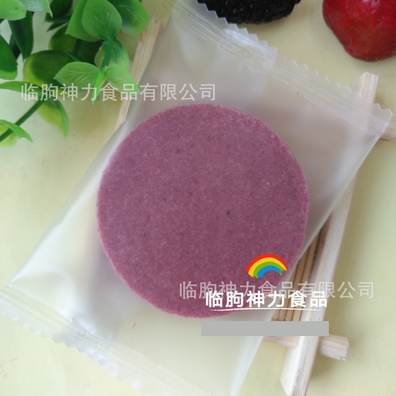 Independent packaging mulberry hawthorn wafer 300g frosted packaging fresh fruit beating factory direct sales