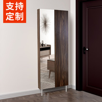 Ultra-thin shoe cabinet with mirror into the home full body dressing mirror home door 15cm foyer cabinet mirror cabinet custom mirror cabinet