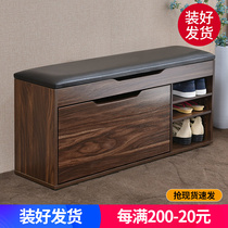 Tipping bucket shoe stool shoe cabinet stool integrated home doorway wear shoe stool into the sofa stool can sit shoe rack without installation