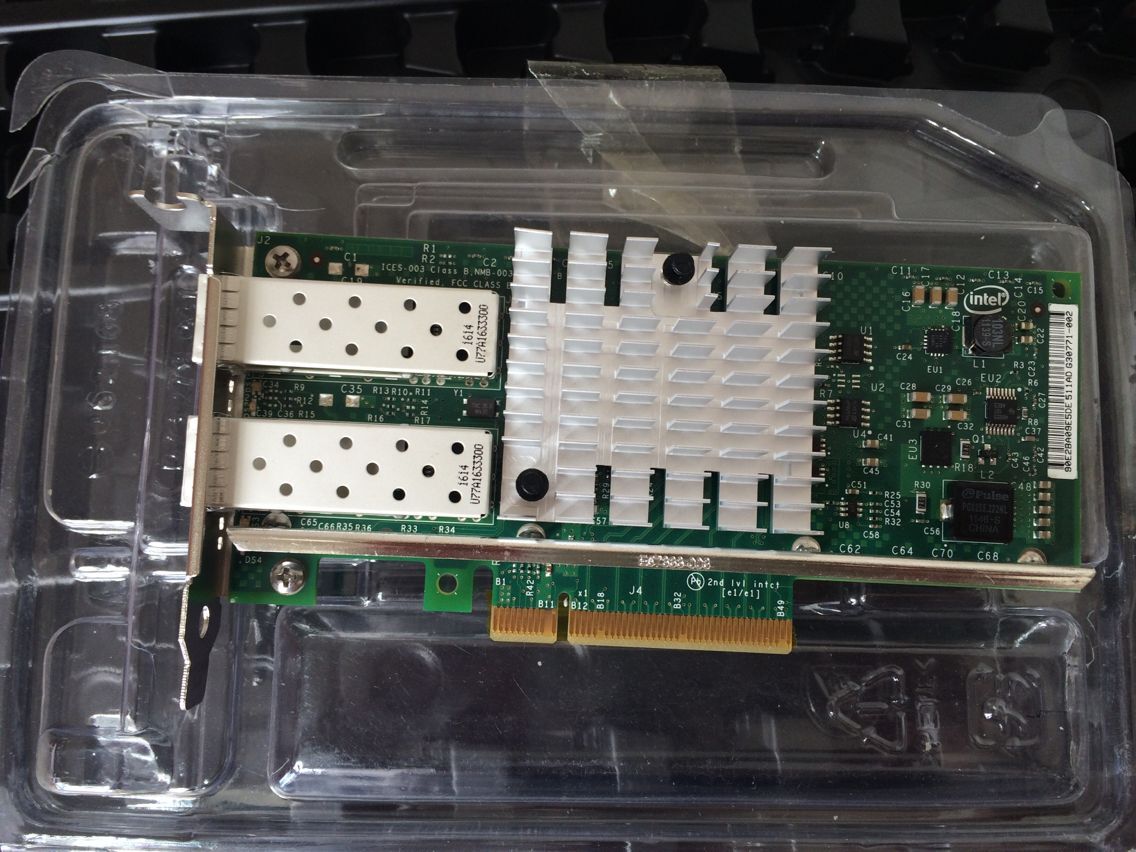 Intel E10G42BTDA 82599ES PCI-E dual-port tengabit card X520-DA2 X520-SR2