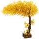 Simulated Golden Banyan Tree Money Tree Living Room Hotel Restaurant Large Plant Floor-Standing Floral Indoor and Outdoor Decoration Fake Tree