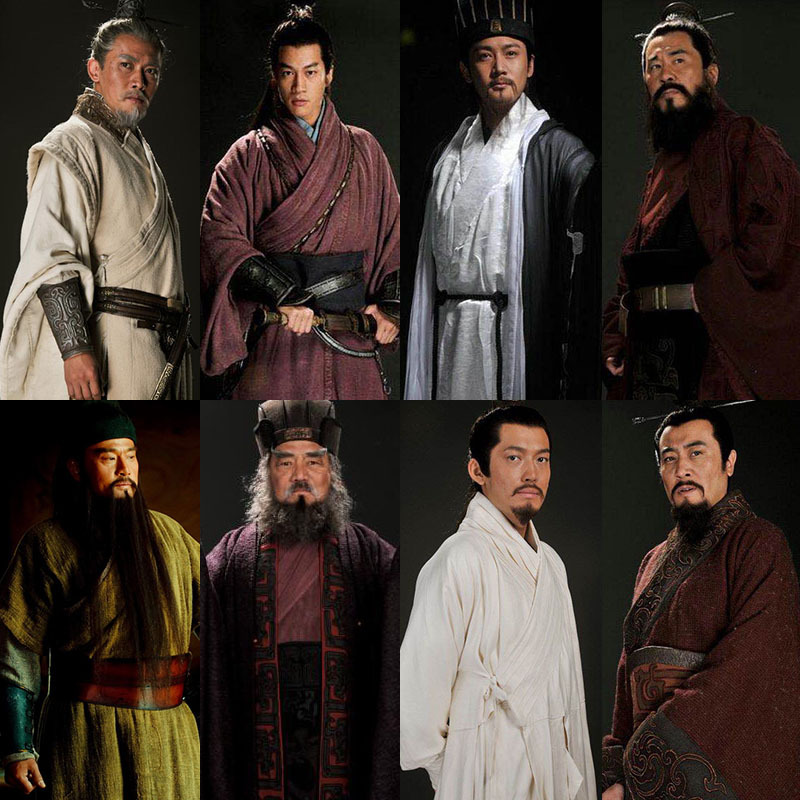 New Three Kingdoms Romance: Cao Cao, Guan Yu, Liu Bei, Zhuge Liang, Dong Zhuo, Zhao Yun, Lu Bu, Sun Quan - Same Style as in the Movie, Ancient Costume Hanfu New Three Kingdoms Romance: Cao Cao, Guan Yu, Liu Bei, Zhuge Liang, Dong Zhuo, Zhao Yun, Lu Bu, Sun Quan - Same Style as in the Movie, Ancient Costume Hanfu