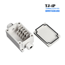 TJ-4P cable terminal box one out and one in 4-position terminal junction box manufacturer direct sales spot TIBOX junction box