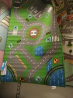 Ikea, детский ковер, игровой коврик, тетра пак с рельсами
