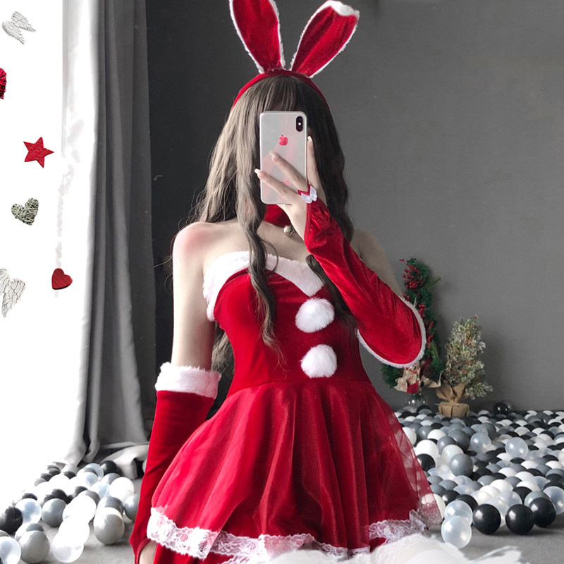 Christmas Women's Dress Christmas Clothing Women Suit Foreign Dress Wardrobes Dress Themed Clothes stage Costume Costume