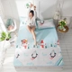 Máy rửa Tencel Ruanxi ba mảnh nước đá có thể gập lại lụa mat mat mùa hè máy lạnh 1.8m 1,5m giường - Thảm mùa hè chiếu tre cao bằng