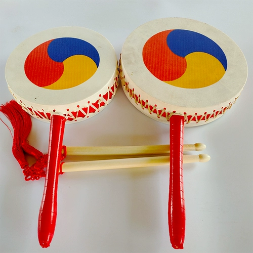 Детский бубен для школьников, ручка, плетеные барабаны из овчины