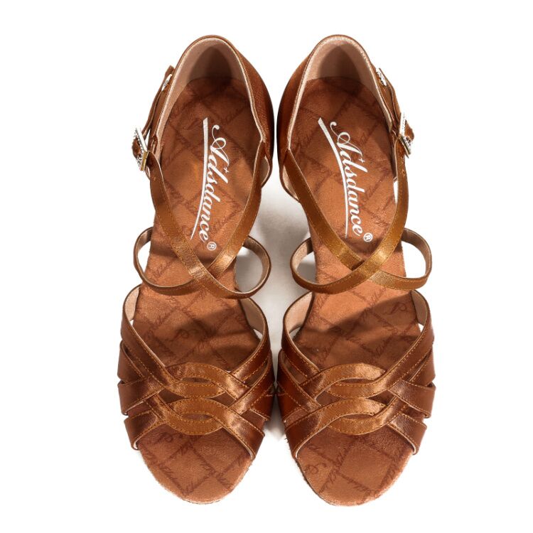 ADS Latin Dance Shoes Soft Soft Soft Dancing Shoes Professional National Standard Dance Shoes in High Heels Dance Shoes