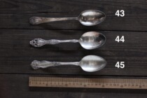 Exquisite large spoon Ocean Ocean Ocean Ocean Old Vintage Photography Silver Plated Cupper and Fork Spoon (Two store props)