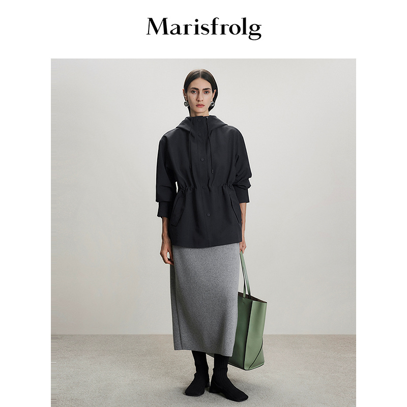 【Aesthetics of Construction】Marisfrolg 2026 Autumn New Hooded Workwear Style Trench Coat 【Aesthetics of Construction】Marisfrolg 2026 Autumn New Hooded Workwear Style Trench Coat