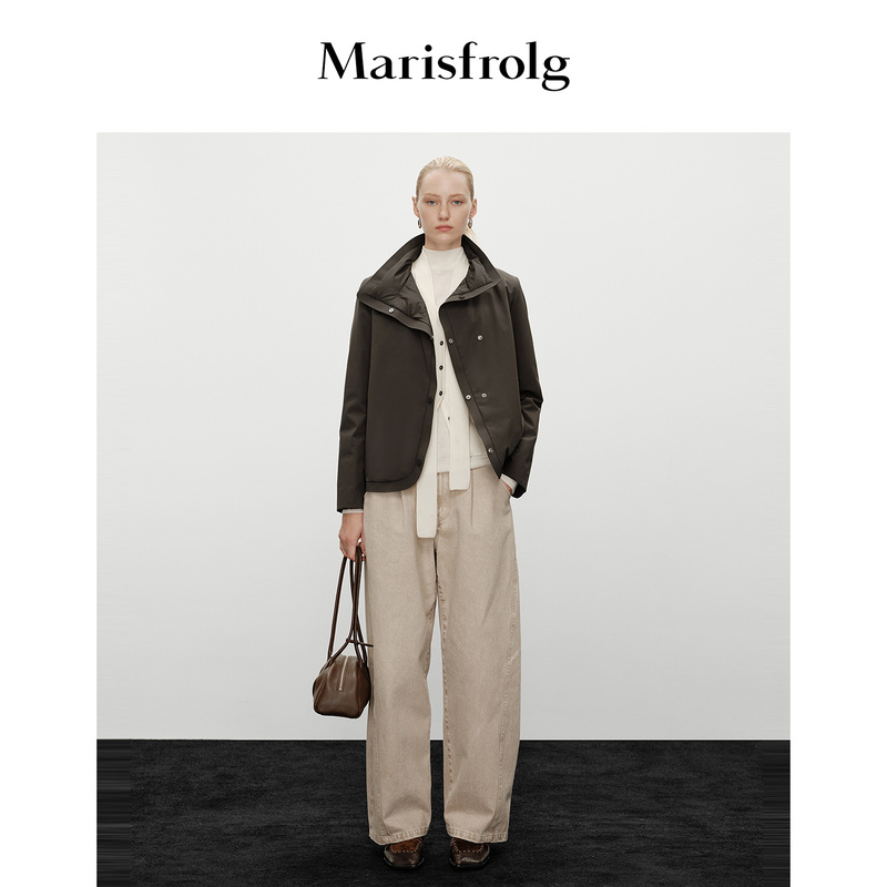 【Reversible】Marisfrolg down Jacket 2026 Winter New White Goose down Short Coat 【Reversible】Marisfrolg down Jacket 2026 Winter New White Goose down Short Coat