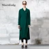 Marisfrolg Marsfield Fall Women Fashion và áo khoác dài đan - Trench Coat áo khoác vest nữ Trench Coat