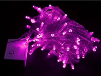 10 метров 100 световой (розовой) хвостовой штекер