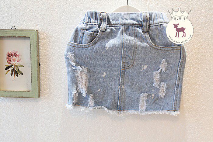 Jupe fillette en mélange - Ref 2048656 Image 19