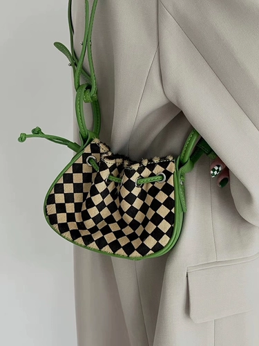 Универсальные шахматы, маленькая зеленая сумка на одно плечо, коллекция 2021