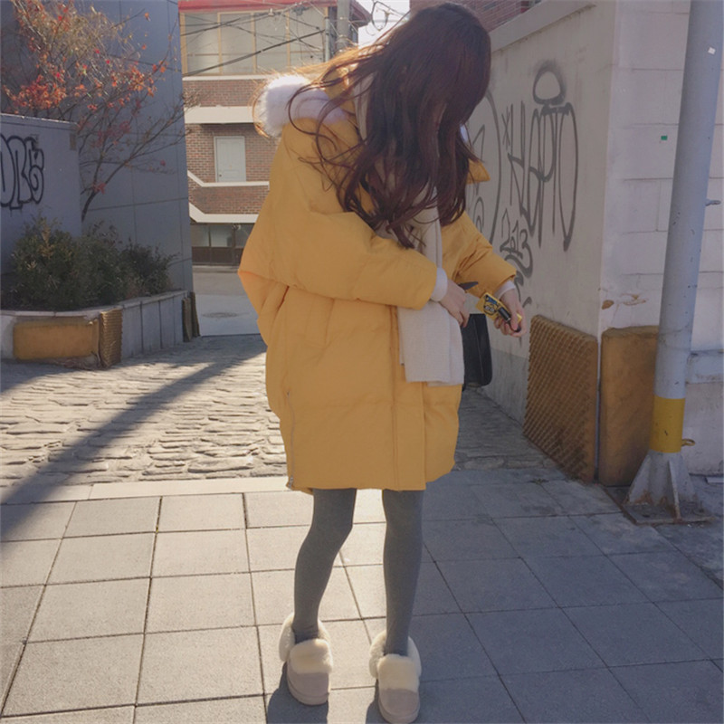 Pregnant Woman Winter Clothing Fashion Korean version Loose Pregnancy Cotton Padded Jacket Woman Mid down cotton clothing Thick Coat Pregnant Woman Cotton Coat-Taobao