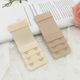 Underwear elastic extended buckle large two-row bra