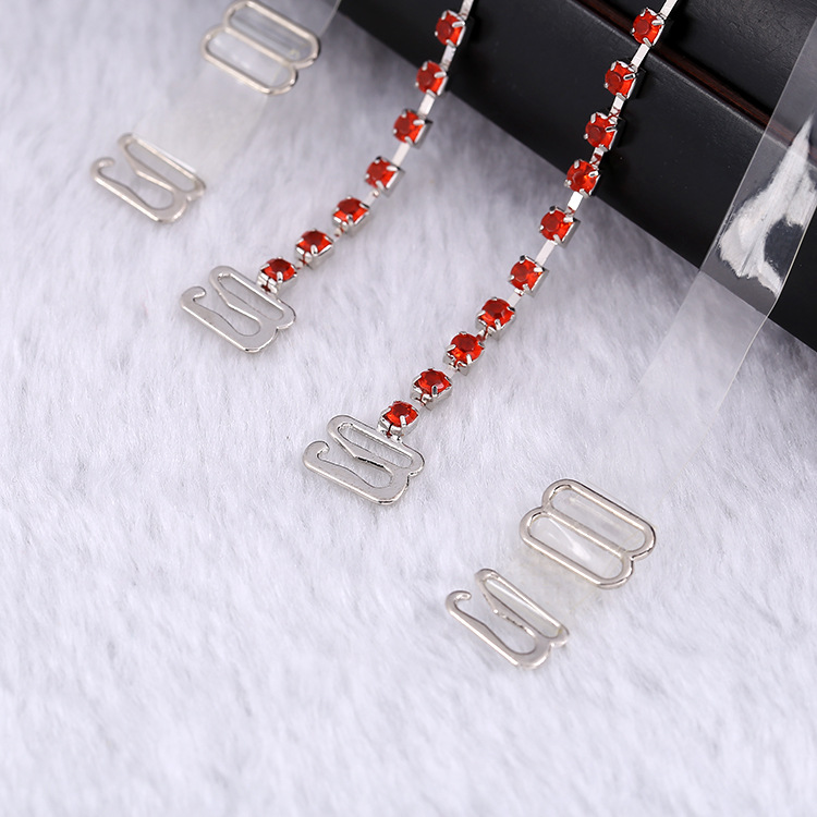 Mùa hè rhinestone dây đeo vai vành đai trong suốt vô hình vành đai áo ngực với đồ lót mỏng với kim cương có thể được tiếp xúc với dây đeo vai màu áo ngực vành đai