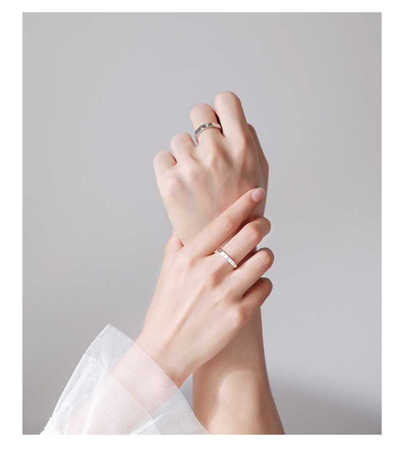 Bague mixte en Argenterie - Ref 3086232 Image 8