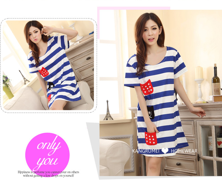 Đặc biệt hàng ngày mùa hè Hàn Quốc nightdress ladies bông ngắn tay áo XL vest đồ ngủ mùa hè không tay dịch vụ nhà