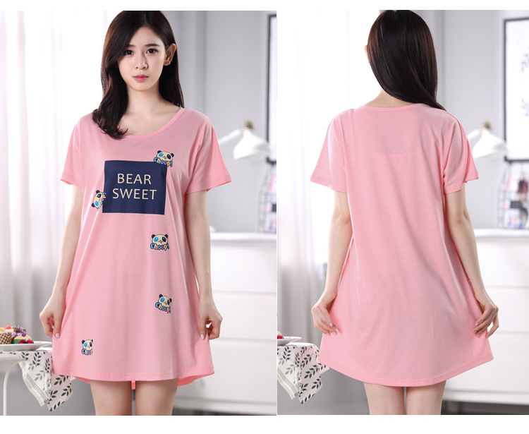 Đặc biệt hàng ngày mùa hè Hàn Quốc nightdress ladies bông ngắn tay áo XL vest đồ ngủ mùa hè không tay dịch vụ nhà