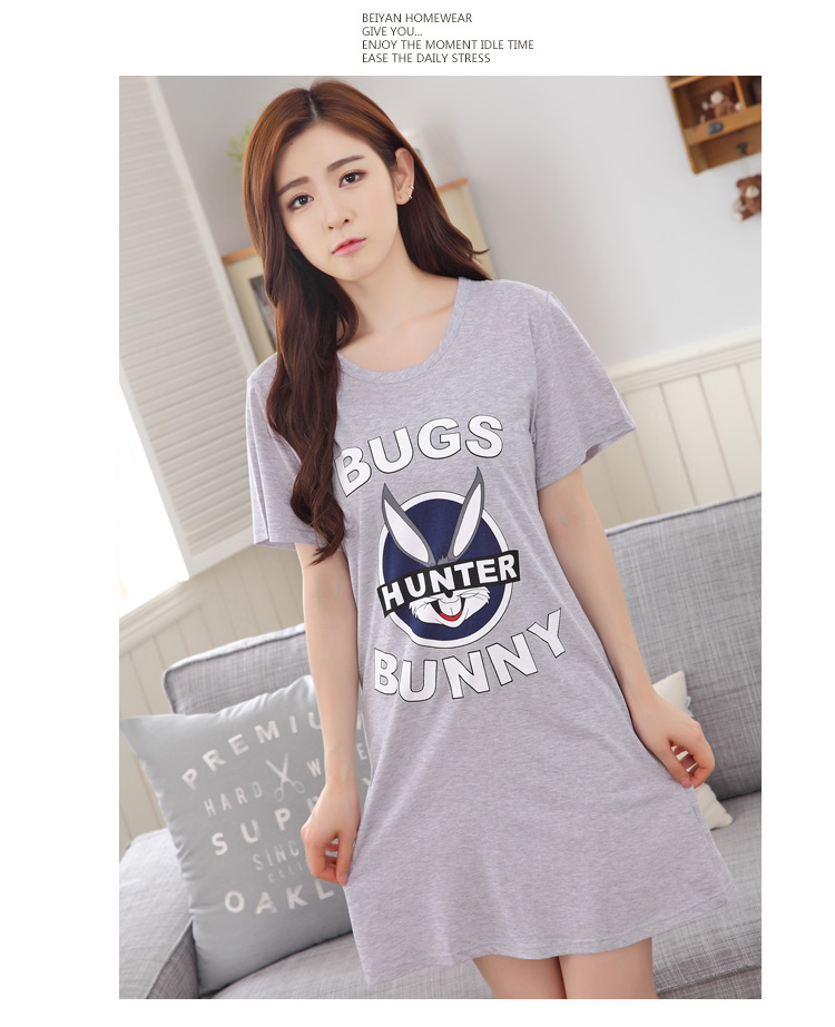 Đặc biệt hàng ngày mùa hè Hàn Quốc nightdress ladies bông ngắn tay áo XL vest đồ ngủ mùa hè không tay dịch vụ nhà