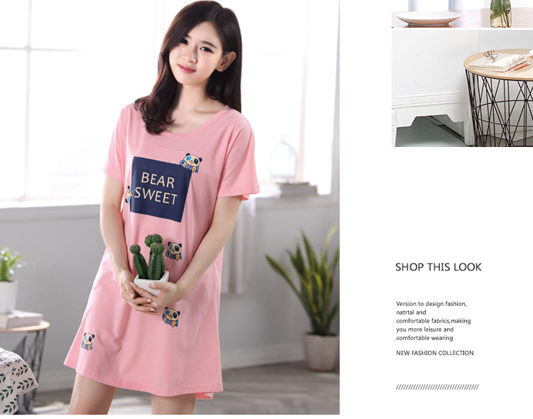 Đặc biệt hàng ngày mùa hè Hàn Quốc nightdress ladies bông ngắn tay áo XL vest đồ ngủ mùa hè không tay dịch vụ nhà