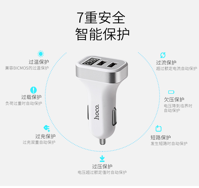 chargeur HOCO 3.1A, 3A - Ref 1301172 Image 11