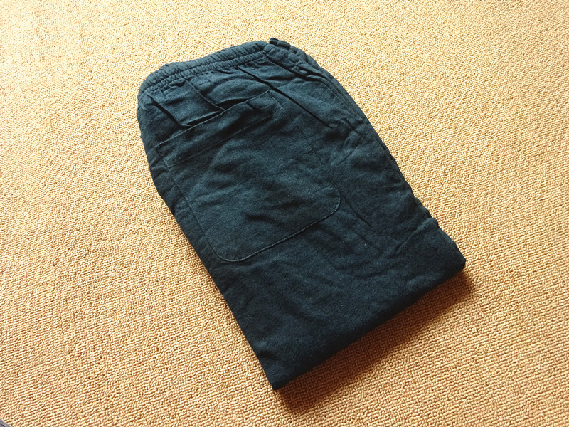 Châu Âu và Hoa Kỳ cộng với chất liệu cotton thun co giãn cỡ lớn, dây thun, quần lửng, quần liền màu rộng cỡ lớn 120 ~ 240 kg quần mặc nhà unisex