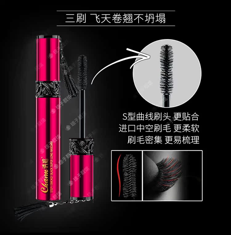 Temptation Makeup Grafting Mascara 10g + 1g Curling dày không dễ bị nhòe lâu trôi không thấm nước lâu thấm nước đích thực - Kem Mascara / Revitalash chuốt mi gemsho