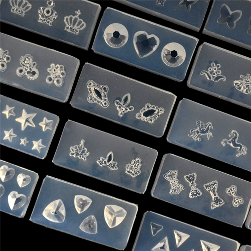 Украшение для ногтей, накладные ногти, силиконовая форма, трехмерный шаблон с бабочкой, DIY, с драгоценным камнем, в цветочек