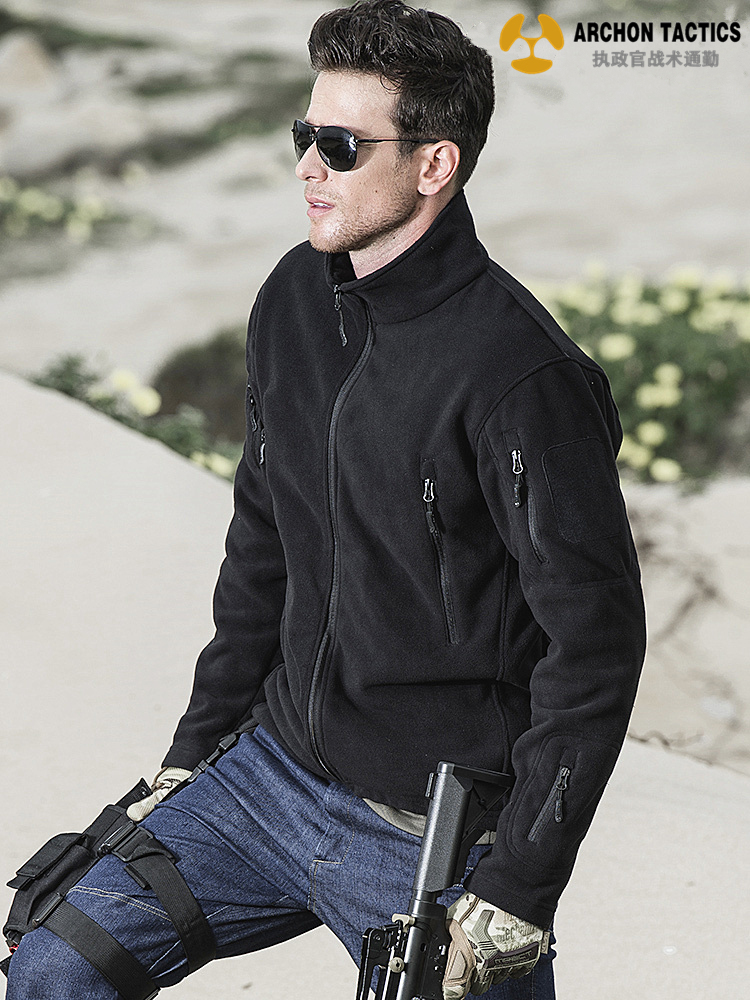 Archon autumn and winter men's outdoor fleece jacket Military fan thickened stormtrooper jacket liner fleece jacket Tactical jacket