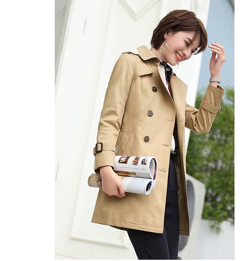 Trench pour femme en Coton en Coton - Ref 3226870 Image 17