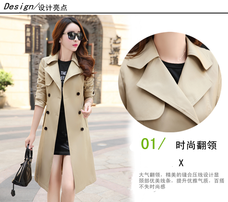 Trench pour femme en Polyester en Polyester - Ref 3227969 Image 10