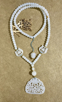 Yujiaren Studio Hetian Jade Xinjiang Mountain Water Beaded Beads Old Types of Oil Stains White Runrun