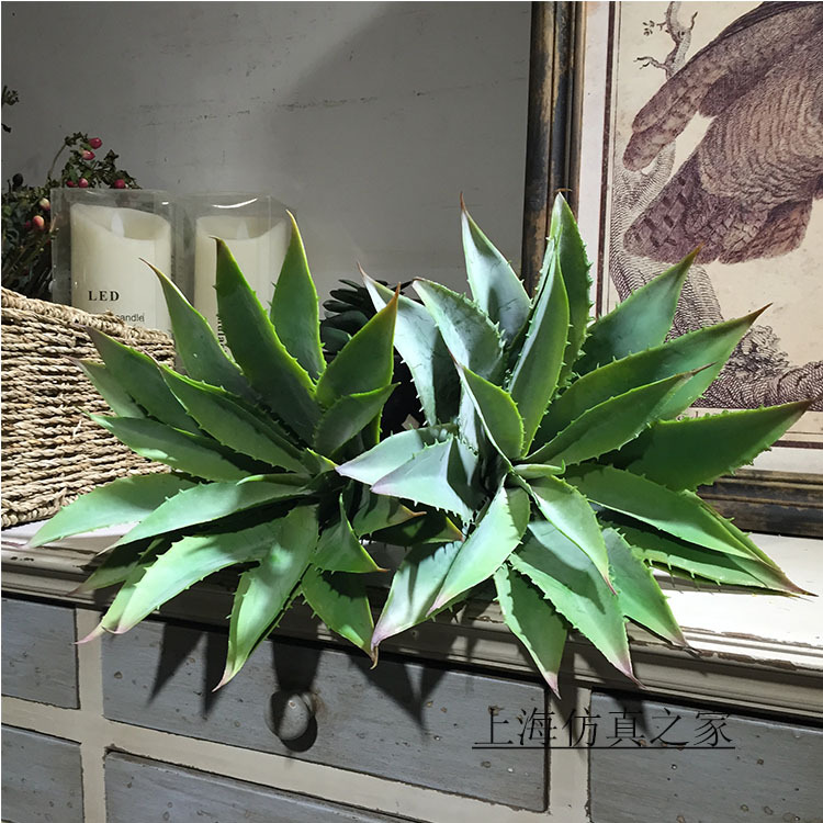 Aloe Vera Artificial Plant Large Succulent Plant Pineapple Flower Plant Crown Orchid Agave Plant Landscaping