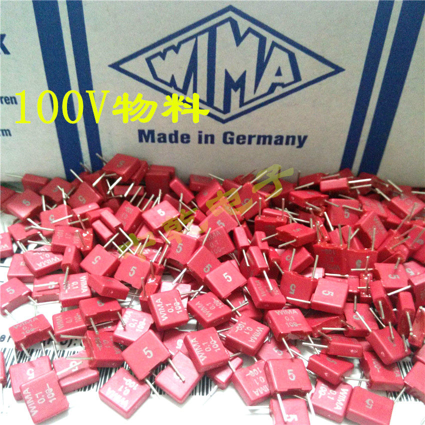Germany WIMA 104 100V 0 1UF 100V 100nf MKS2 5% P5