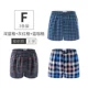 Shile cotton đồ lót nam boxer quần short natal đỏ lỏng kích thước lớn boxer quần short cotton Mũi tên quần - Eo cao