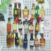 Convenience store bartender wine version 50ml whisky vodka black brand Chivas mini cake baking bottle